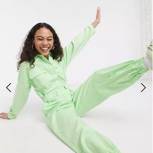 Boilersuit/Jumpsuit In Green